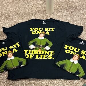 Three Elf t shirts!